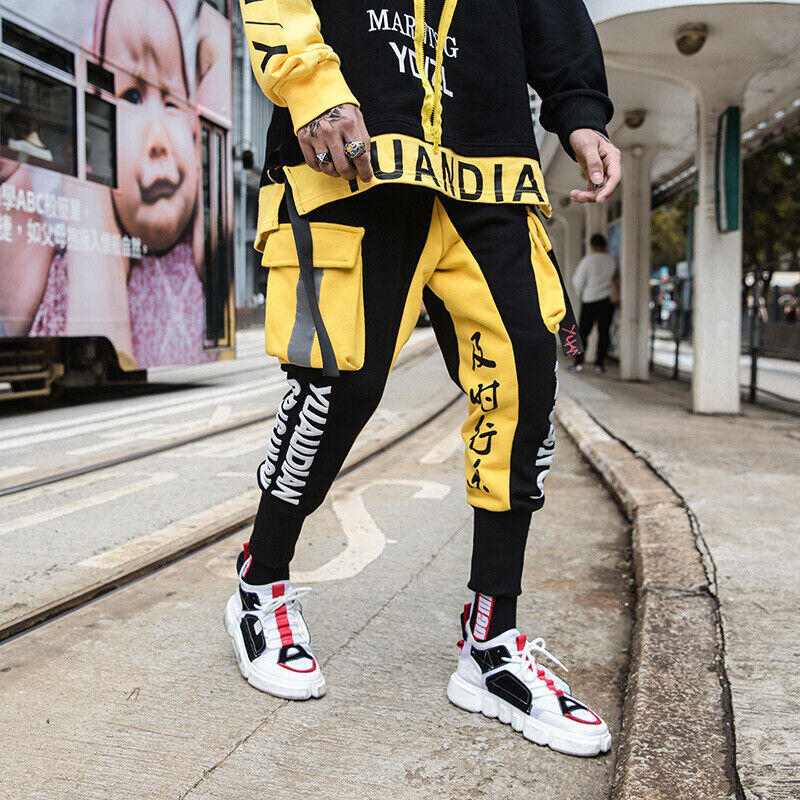 Niepce Streetwear Bruce Lee Trainer Style Jogger Pants Soft Cotton Sweatpants