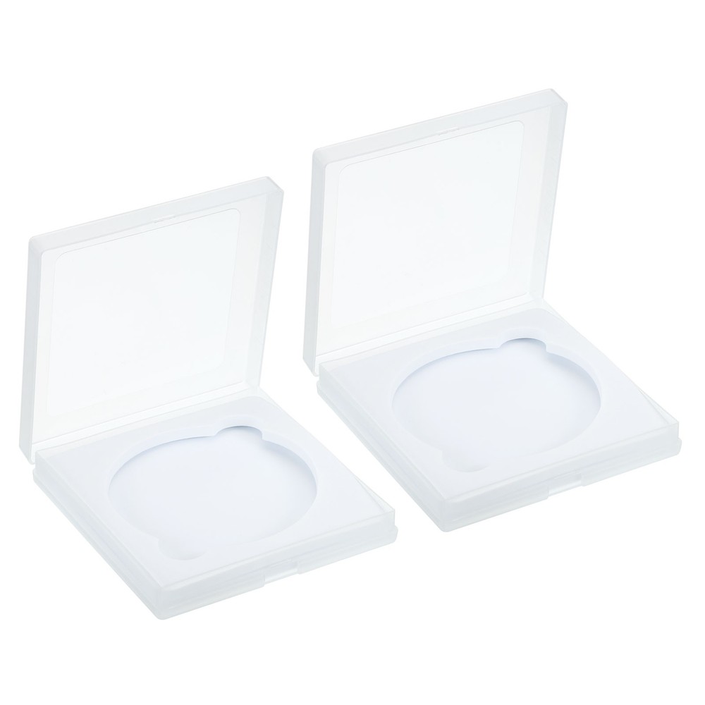 82mm Lens Filter Case,2Pcs Camera Filter Case Water Resistant Dustproof Plastic