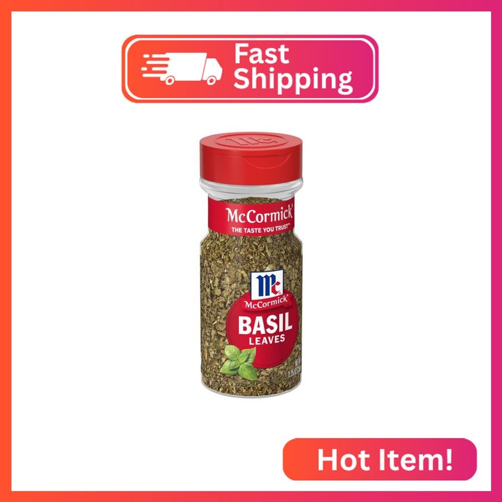 McCormick Basil Leaves, 1.25 oz