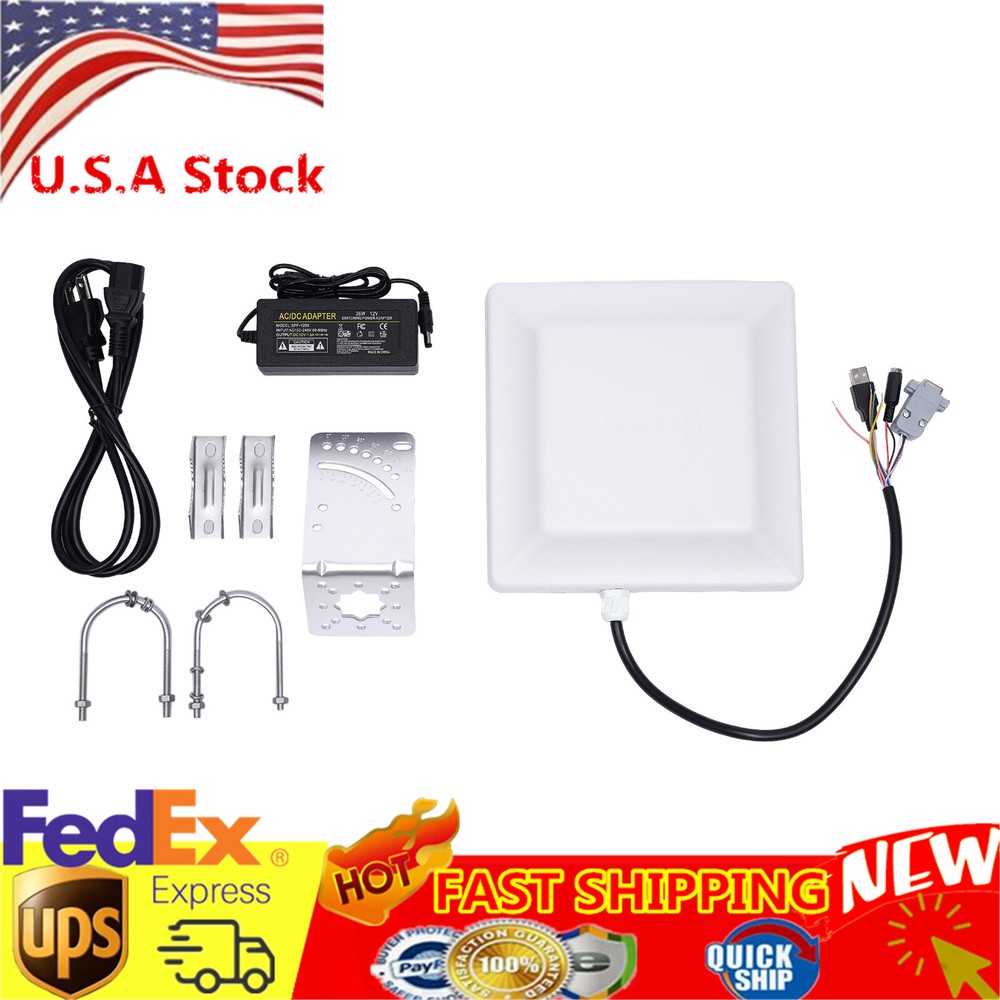 IP65 UHF RFID Long Range Card Reader Wiegand 8bit Parking System Access Control