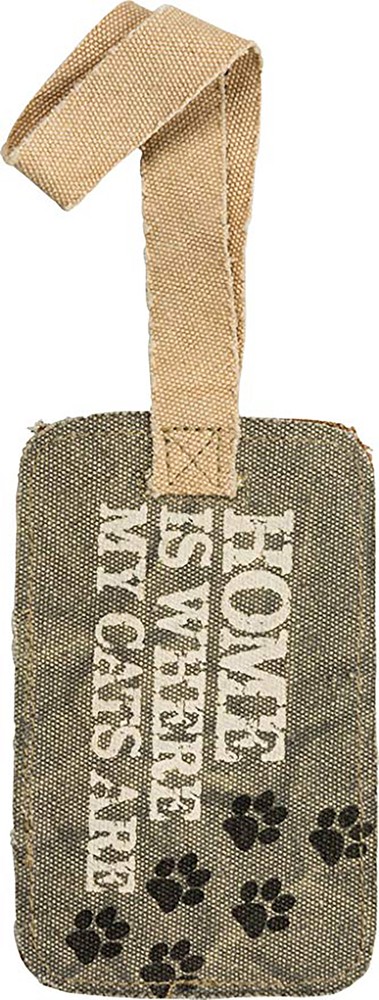 Luggage Tag - Home is Where My Cat is