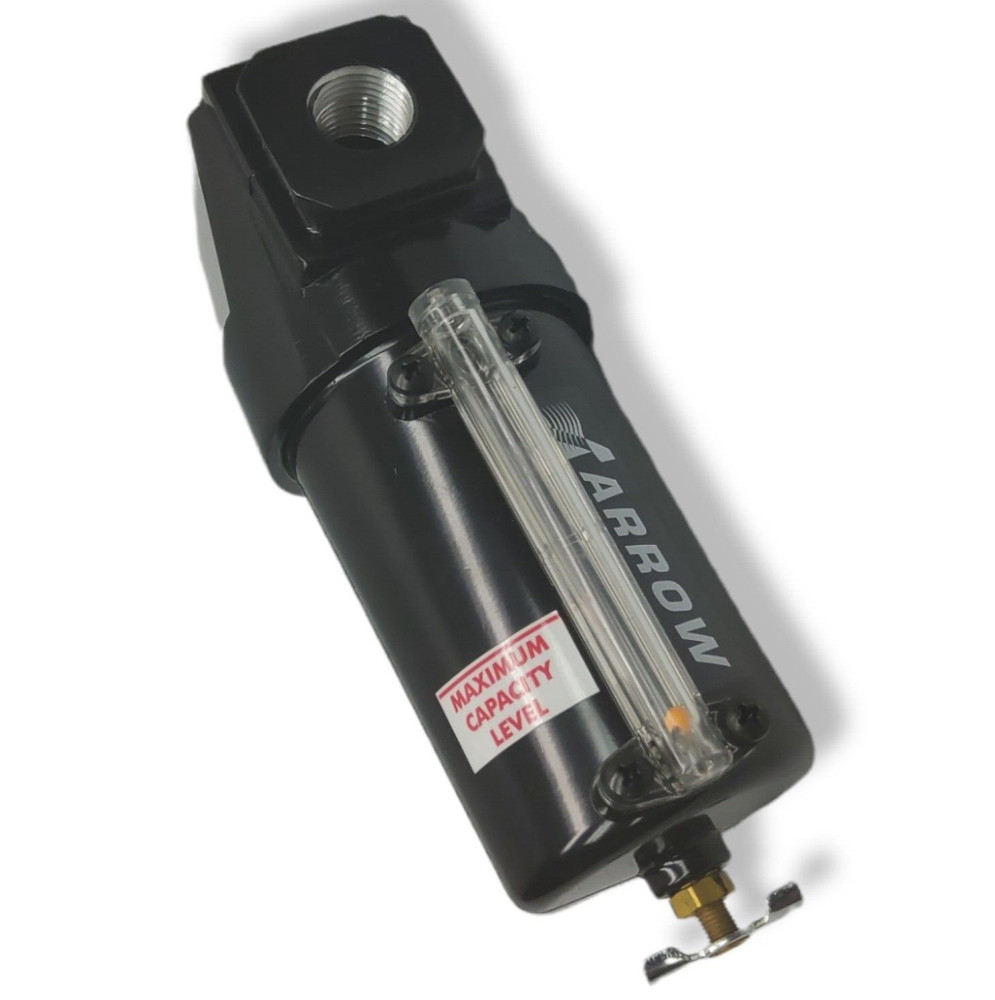 Compressed Air Inline Moisture Trap Water Separator Filter 1/2" FNPT New Arrow