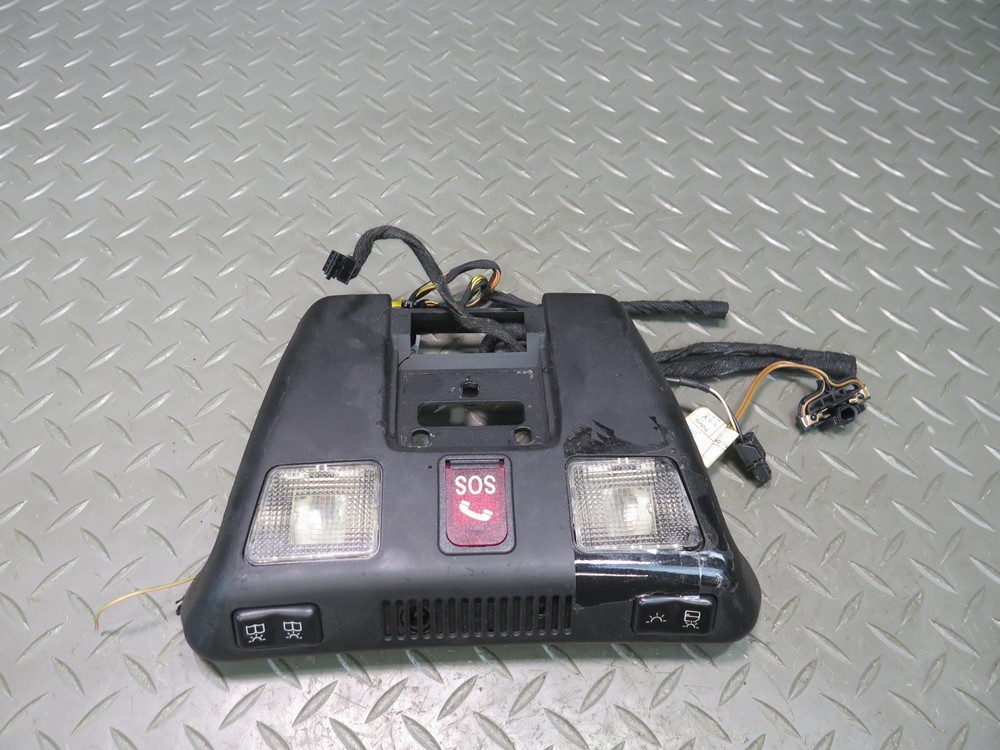 99-02 MERCEDES R129 SL-CLASS OVERHEAD CONSOLE DOME MAP READING LIGHT DAMAGED