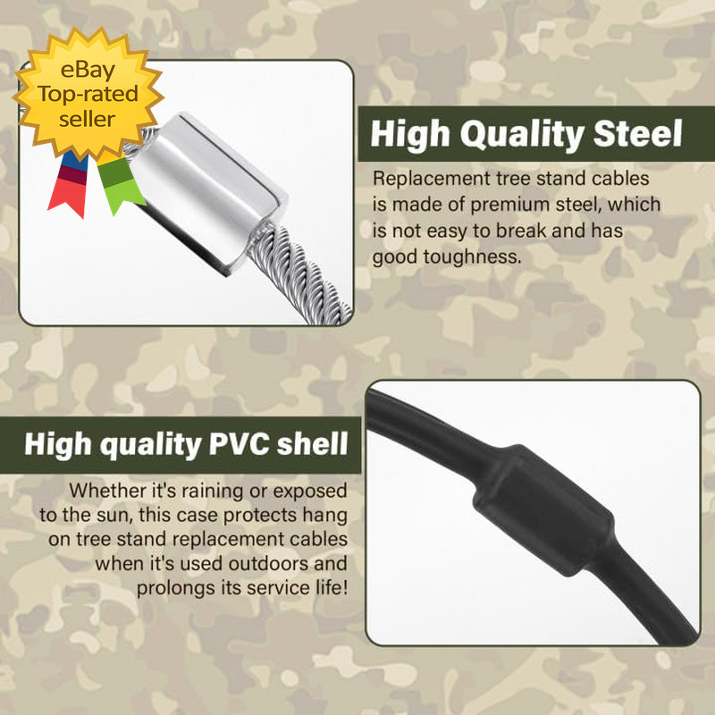 Climbing Tree Stand Replacement Cables for Summit Climber 65" Hang on Climber