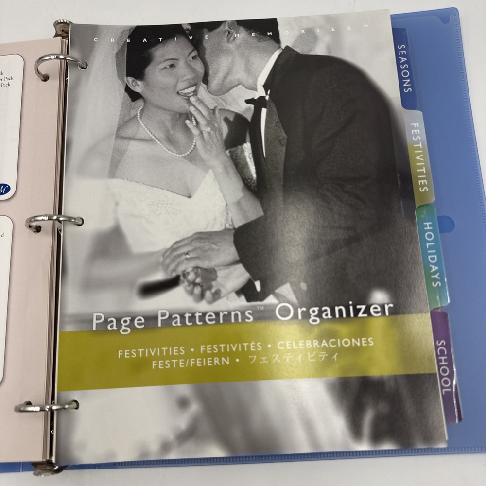 Creative Memories Scrapbooking Full Idea Page Patterns Organizer Binder 2005