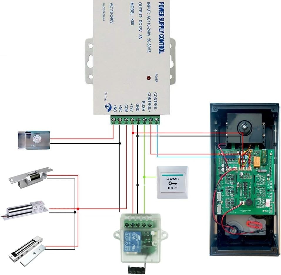 10-Inch Touchscreen Smart Video Intercom for 2 Units – with Motion Detection,