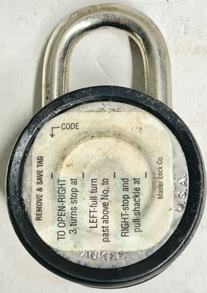 Combination Padlock Variations (Bike Lock, Locker Lock, Padlock)