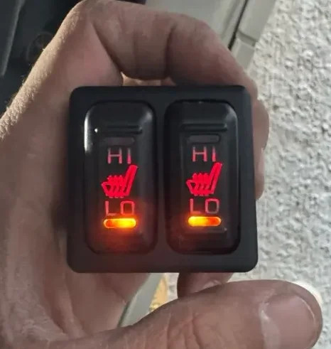 For Mitsubishi Pajero Outlander Eclipse Cross Evox Lancer Seat Heating Switch