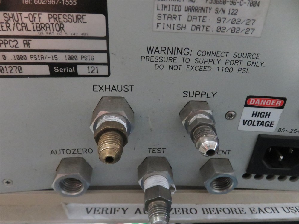 DH Instruments PPC2 AF Positive Shutoff Pressure Controller - Free Shipping