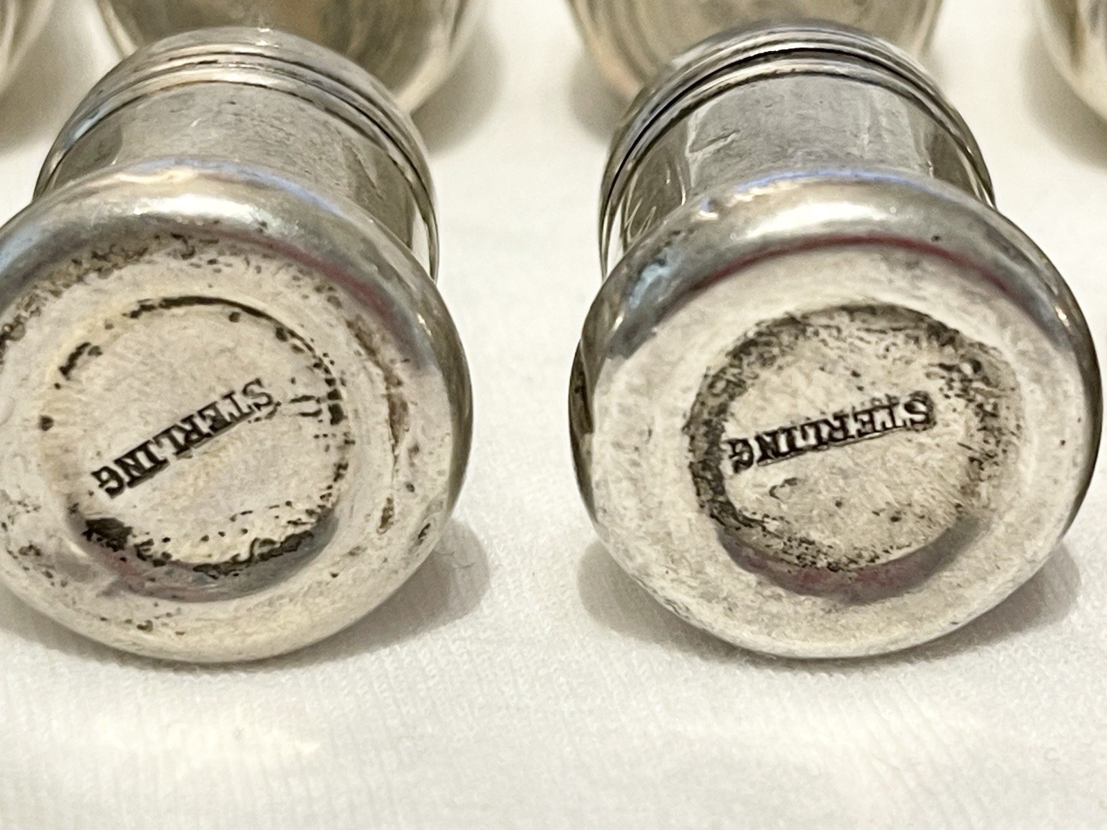 LOT of 20 Sterling Silver Salt & Pepper Mini Shakers 80 Grams ☚☚☚☚👀