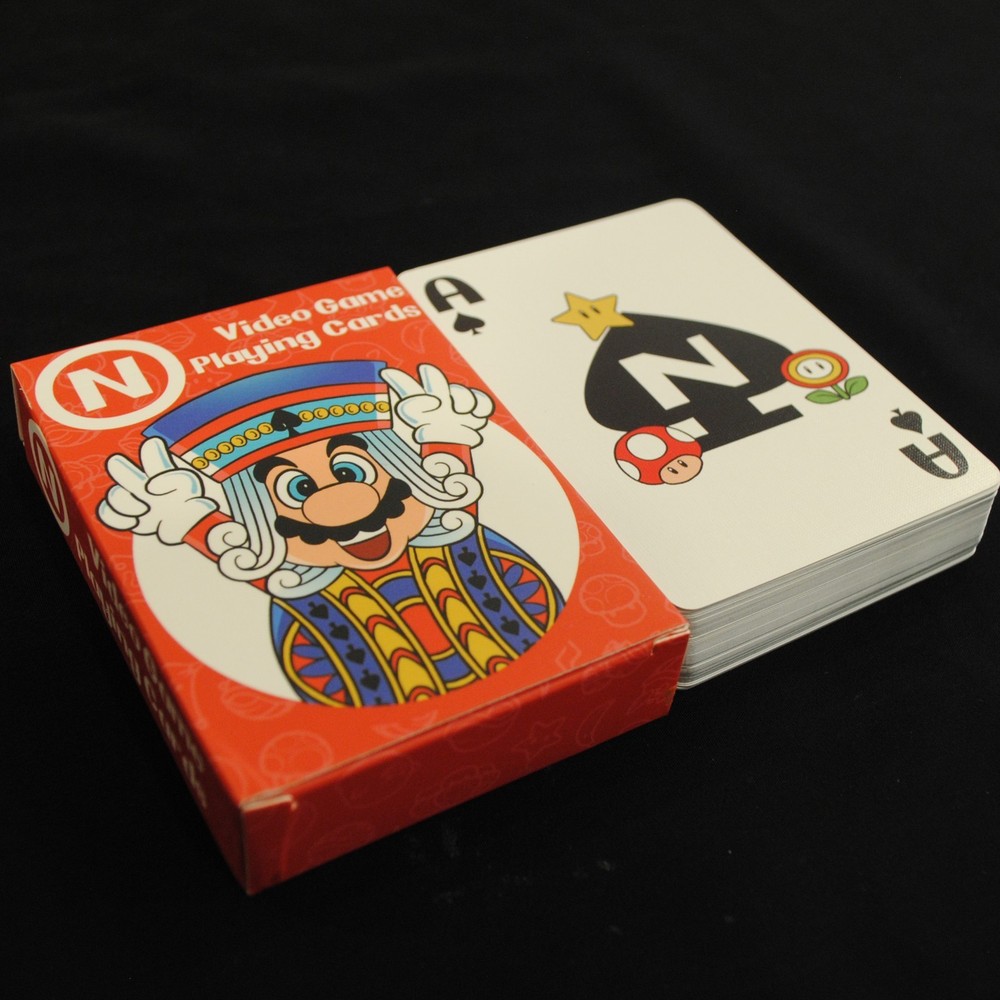 Video game playing cards . Zelda Mario Kirby
