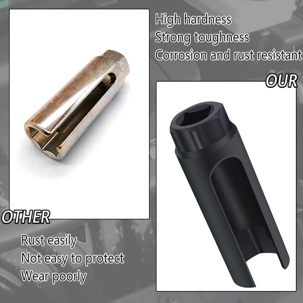 Universal 22mm Car Oxygen Sensor Socket Wrench Removal Installation Tool Big