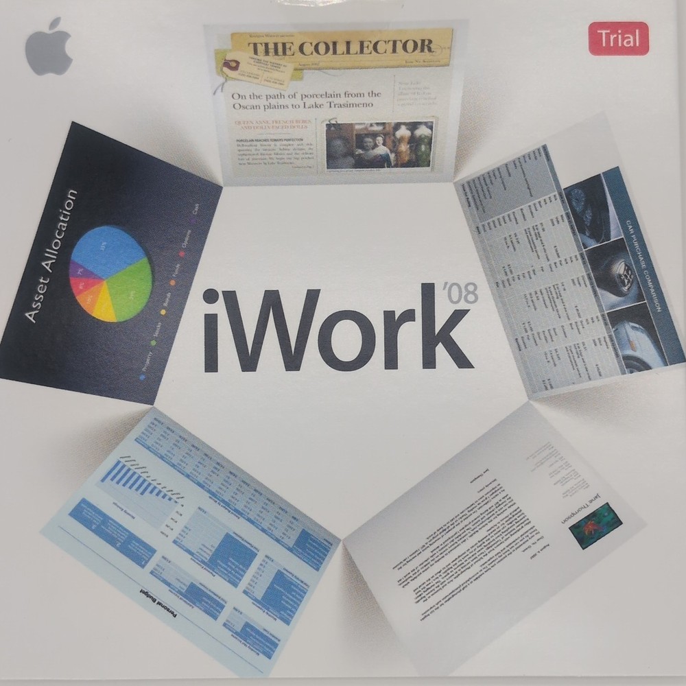 Mac Apple iWork & iLife ’08 Software Lot Bundle Discs