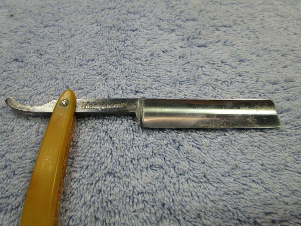 Manganes Cold Beetle Straight Razor & Box 160-6F