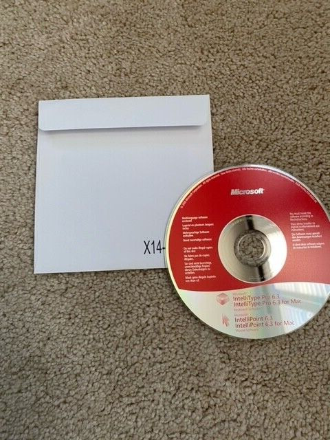 Microsoft IntelliType/IntelliPoint Pro 6.3 Software Windows/Mac (2008)