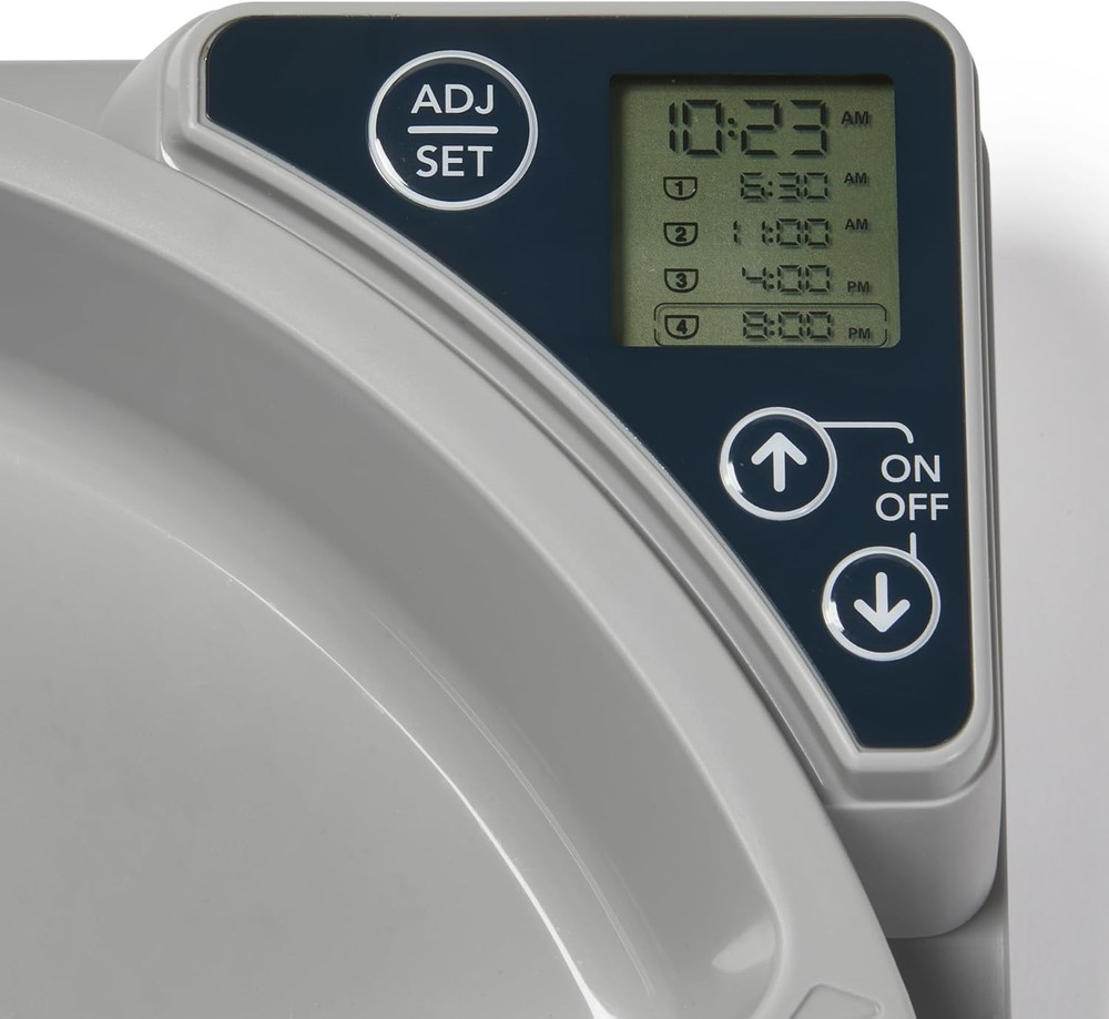Automatic 5 Bowl Digital Timer-Controlled Pet Feeder - for Cats and Small Dog...