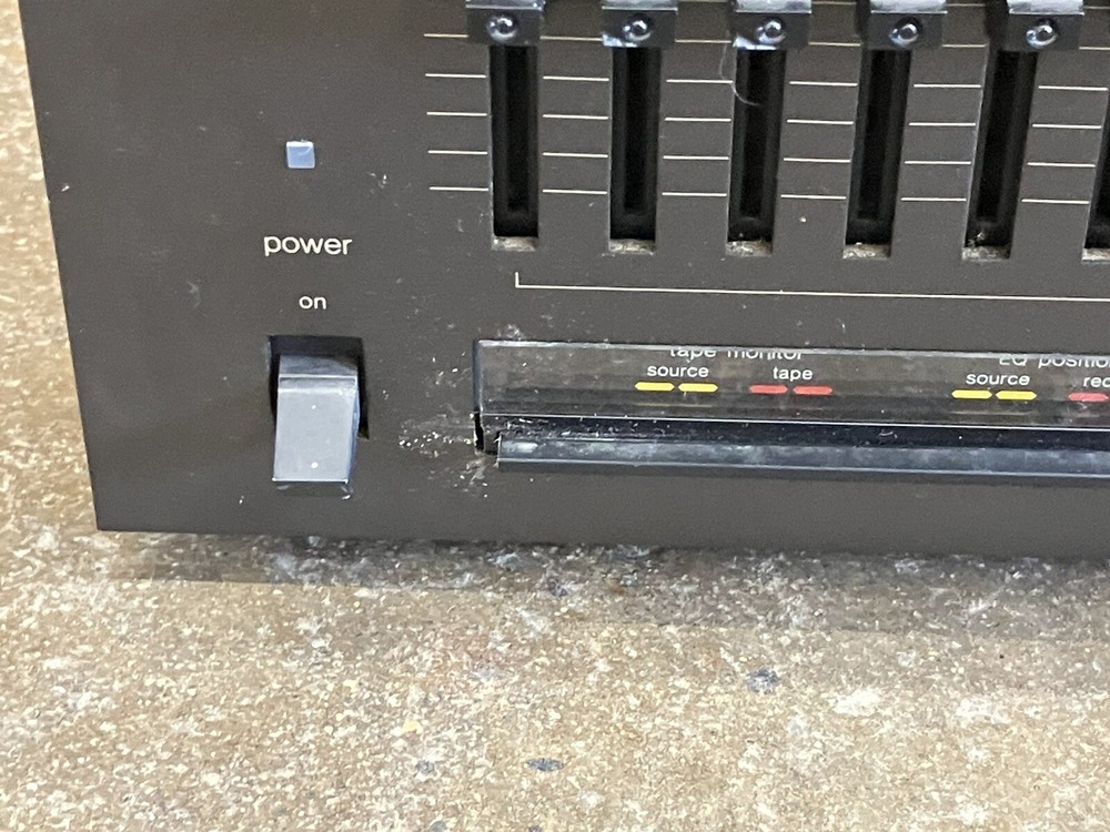 TECHNICS SH 8020 STEREO FREQUENCY EQUALIZER Tested Working