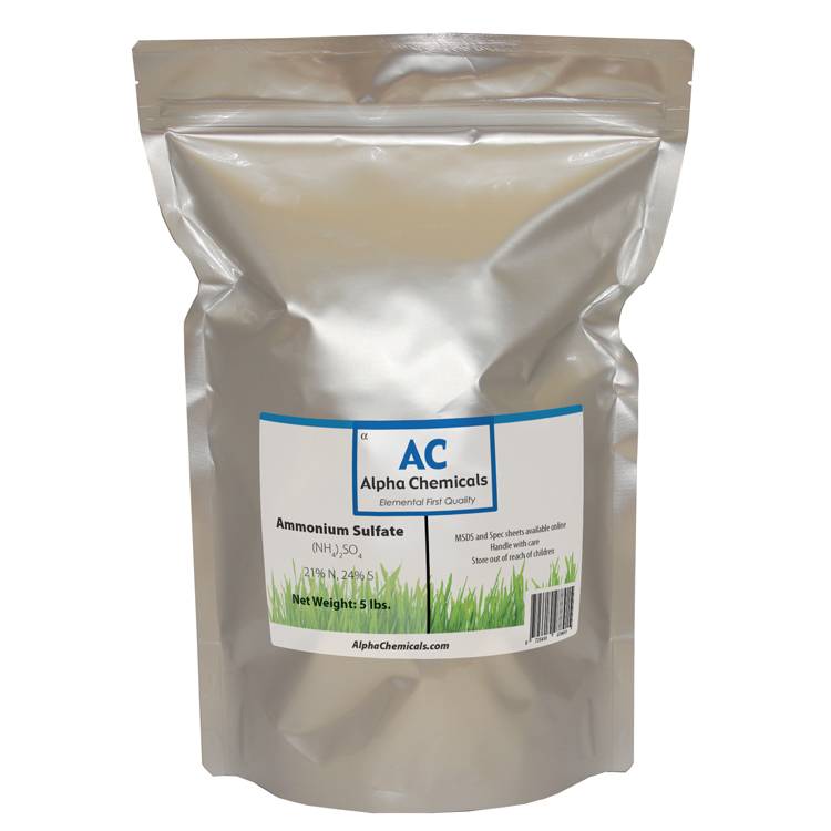 Ammonium Sulfate - 5 Pounds - 99% Pure