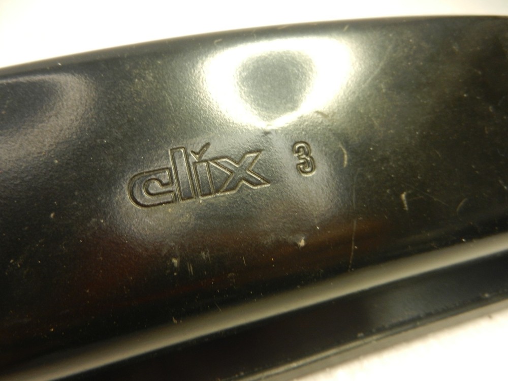 Vintage Clix #3 Paper Hole Punch Adjustable Black