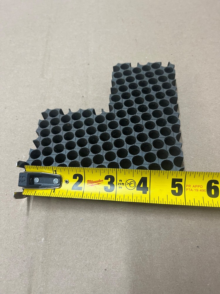 Letterpress Steel HONEYCOMB Base TOGGLE