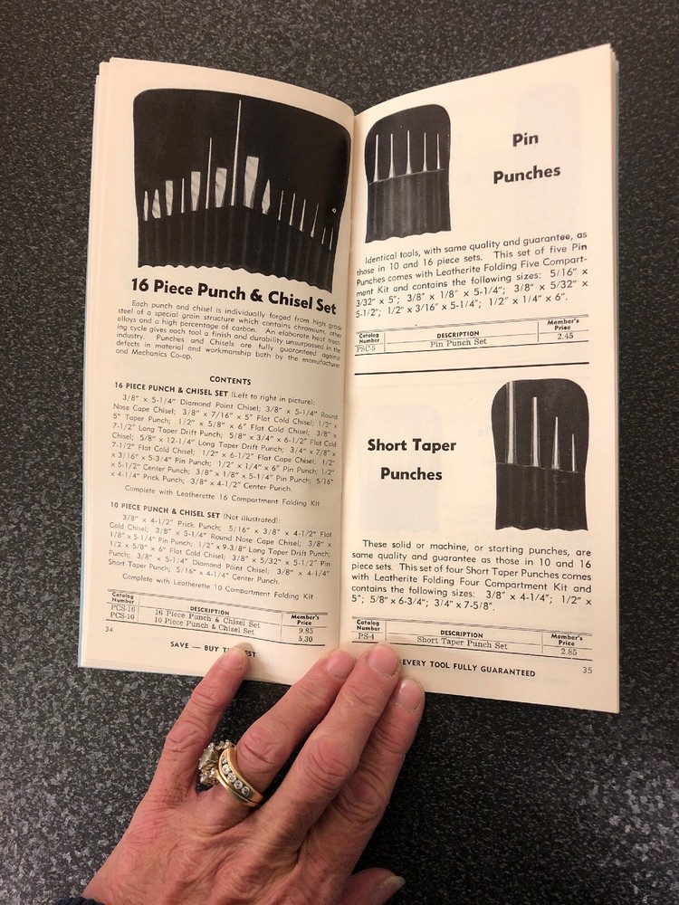 1953 Mechanics Co-Op TOOL CATALOG