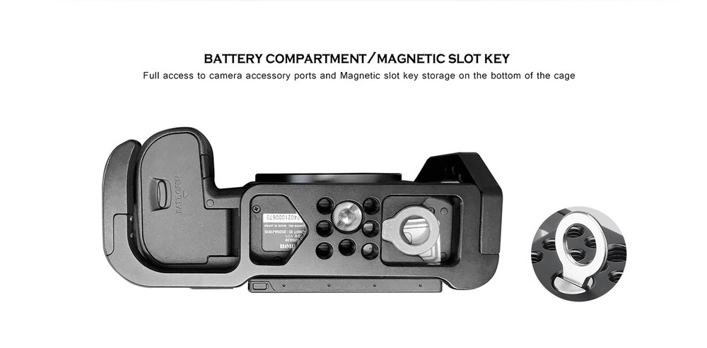 Leofoto EOS-R5 Custom Cage for Canon EOS-R5 Camera