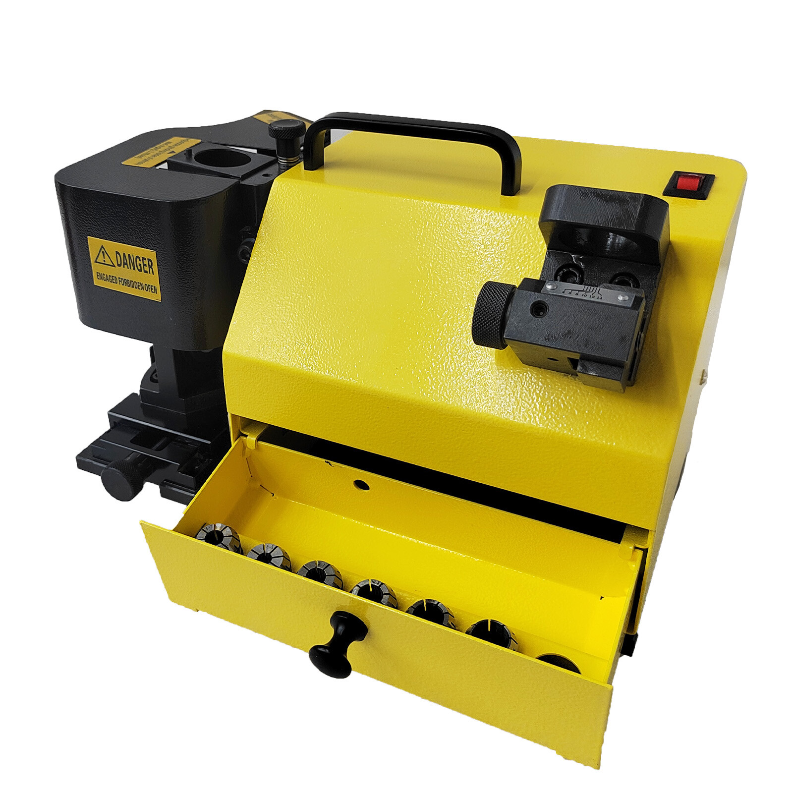 End Mill Grinding Sharpener Portable Milling Cutter Grinder for 4-14mm End Mills