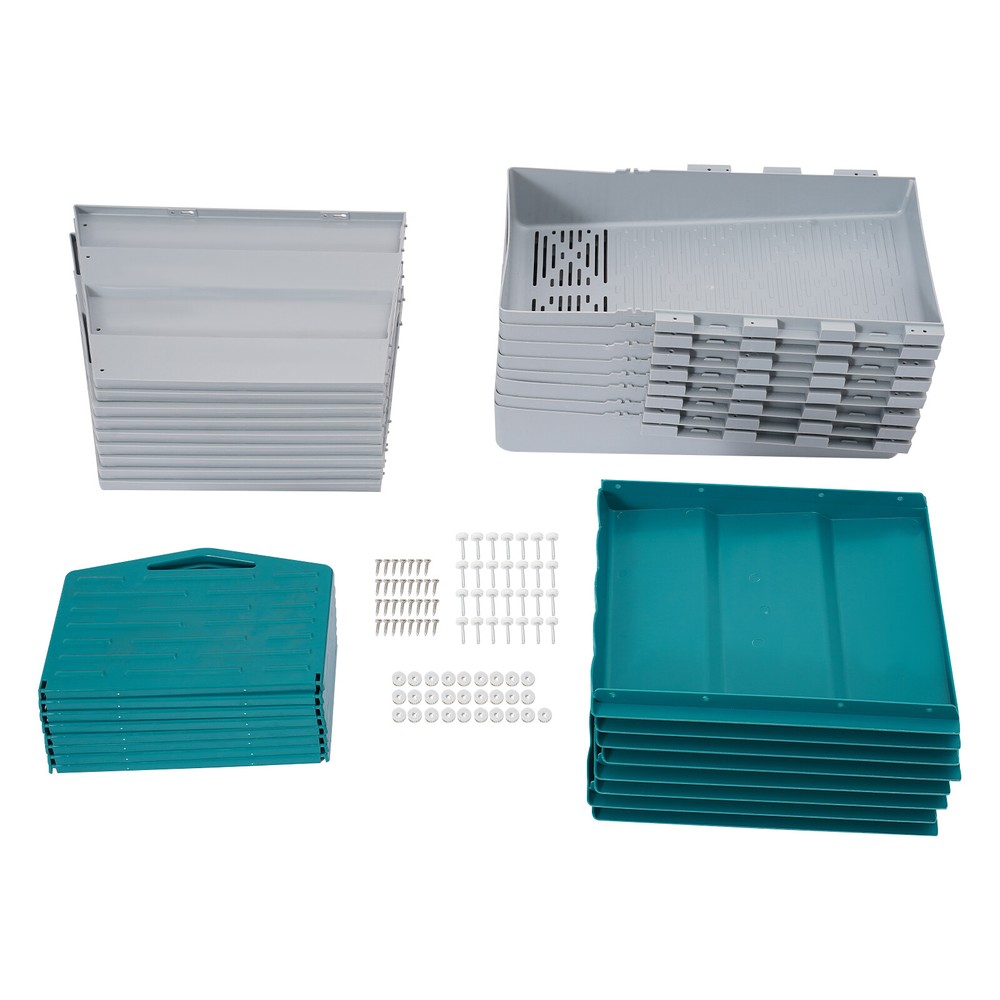 8-compartment Chicken Nesting Box Chicken Laying Boxes Hens Ducks Egg Collection