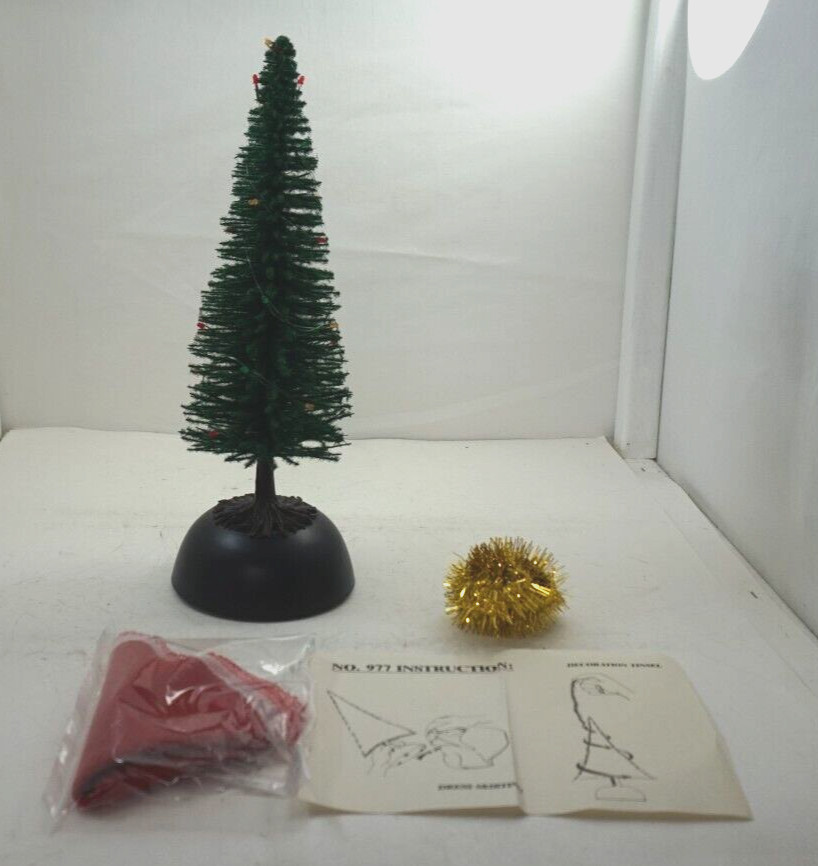 NOS Model Power 12" MUSICAL X'MAS TREE Train Layout Accessory 977 (#2)