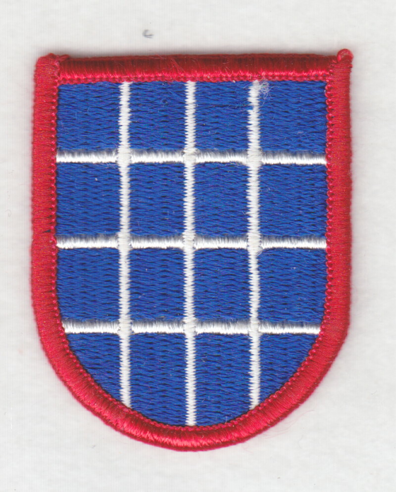 Army Beret Patch: 10th MP Detachment & 89th MP Detachment
