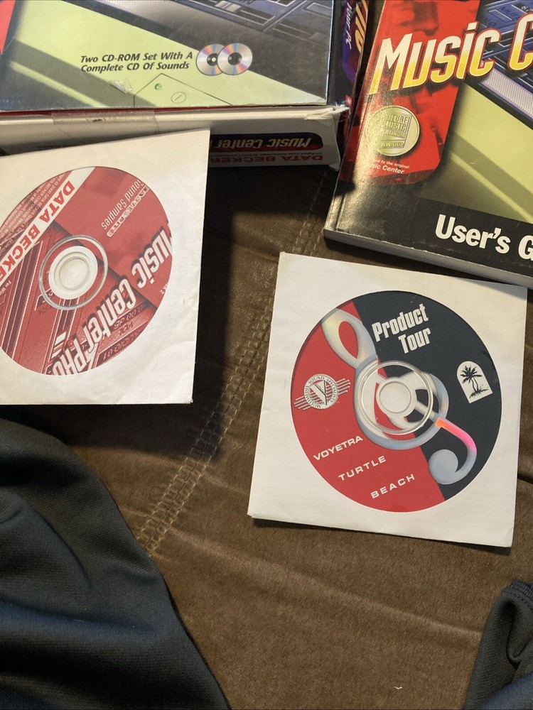 Vintage 2000 Data Becker Music Center Pro Software, Complete/Win 95/EUC