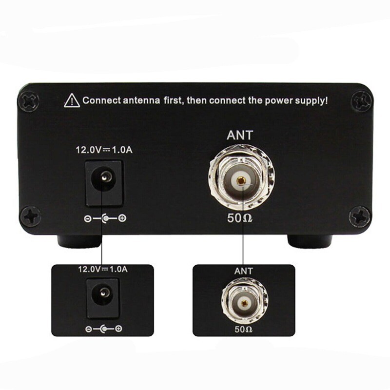 FM Transmitter Church 0.5W Mini Radio Stereo Station Black w/ Antenna CZE05B