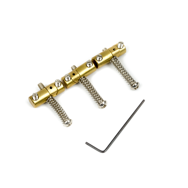 Fender Movable Intonating Tele Saddle Kit Brass