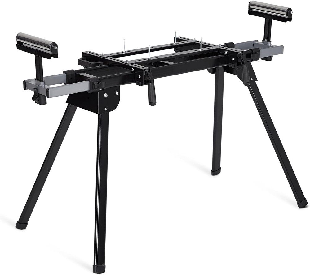 Miter Saw Stand with Quick Release Tool Mounting System, Universal Miter Saw Tab