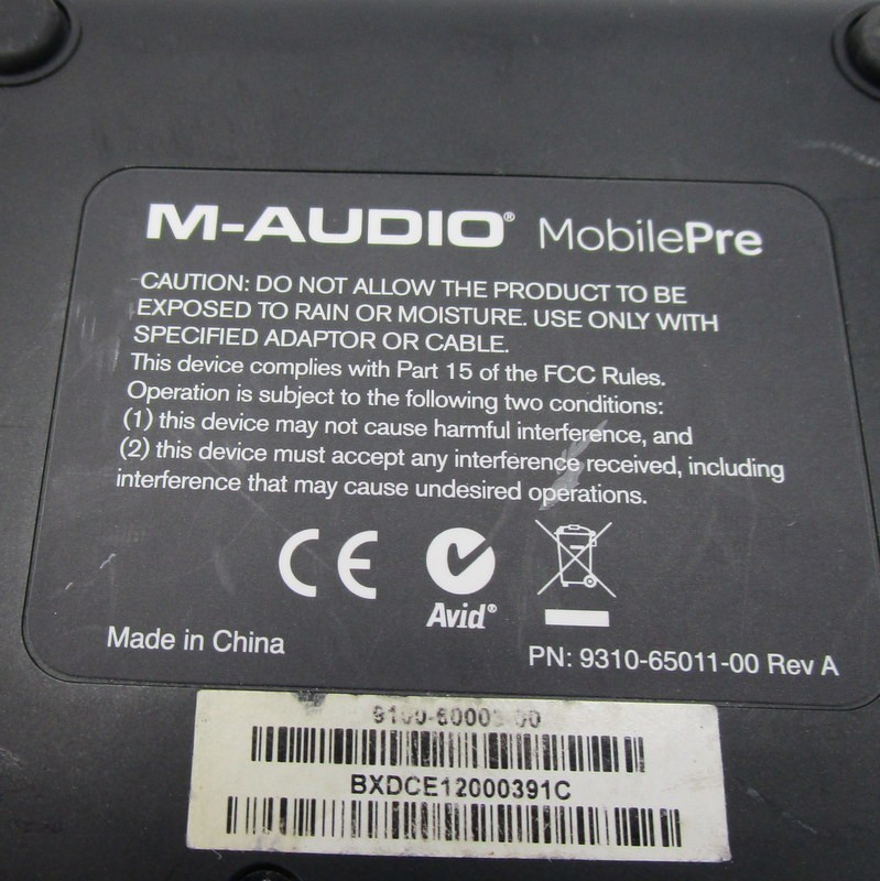 M-Audio Mobile Pre Portable USB Pre Amp Audio Interface
