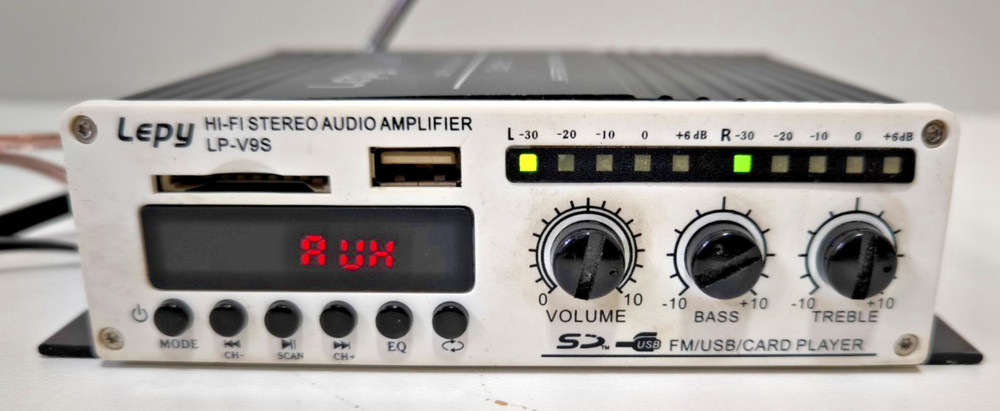 LEPY LP-V9S HI-FI STEREO AMPLIFIER USB SD FM PLAYER