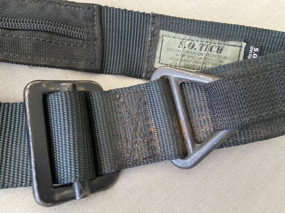 S.O. Tech Riggers SERE Belt Medium Black Old Gen