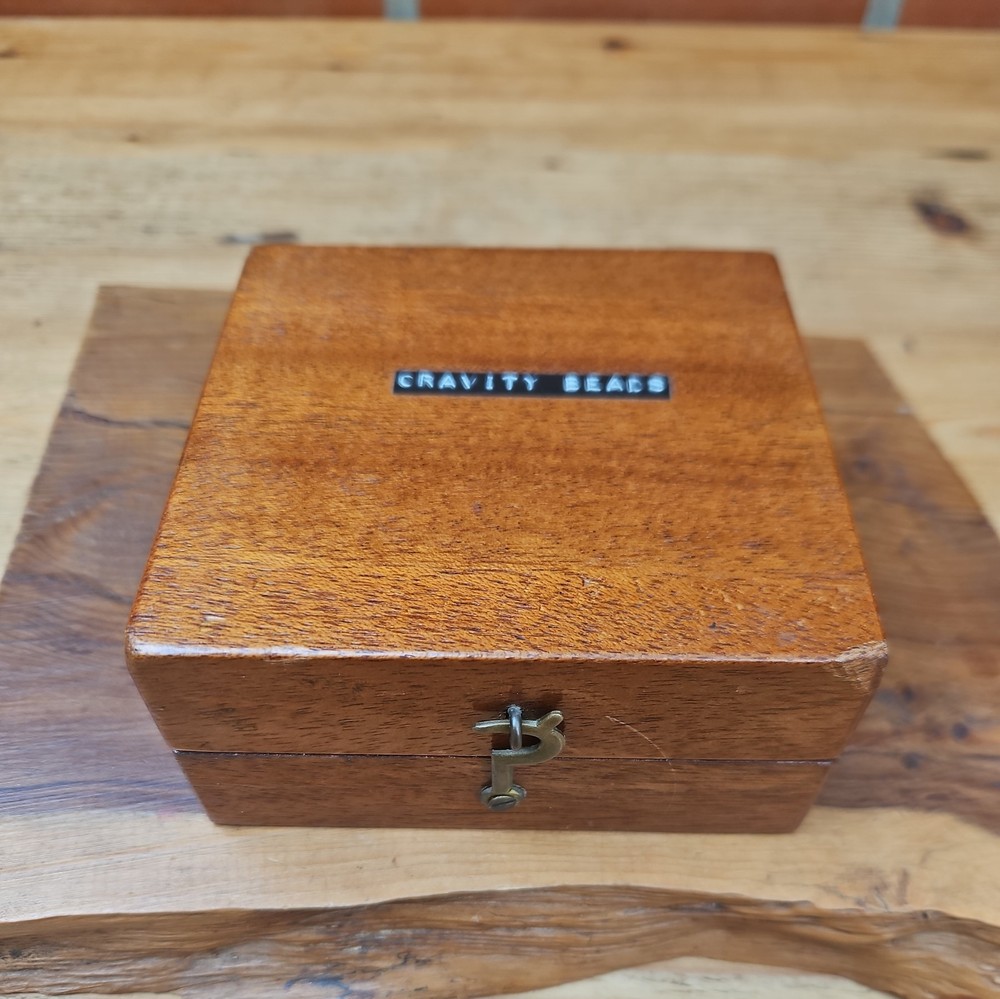 Vintage Mahogany Cased Hydrostatic Philosophical Specific Gravity Bubbles Balls