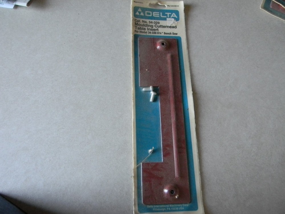 Delta 34-329 molding cutterhead table insert
