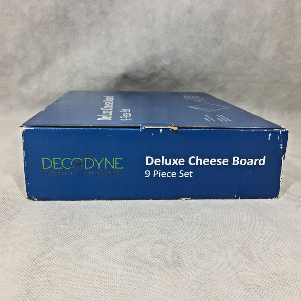 Decodyne Deluxe Cheese Board 9-Piece Set