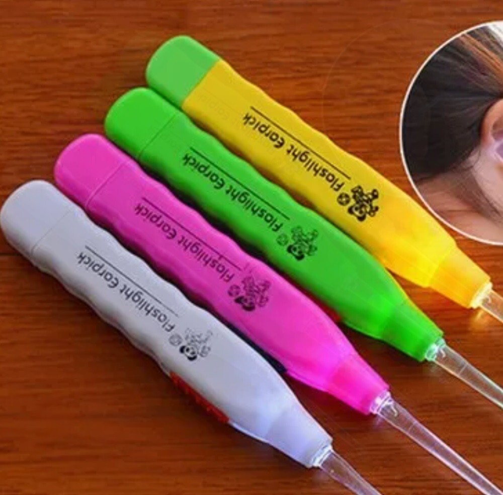 5-Pack LED Light Earpick Set – Illuminated Ear Wax Cleaner Removal Tools