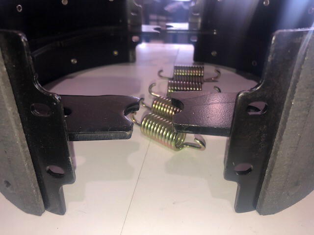 C1TZ-2648-A Parking Brake Shoes with spring kit 12" X 4" SHIPS SAME DAY!