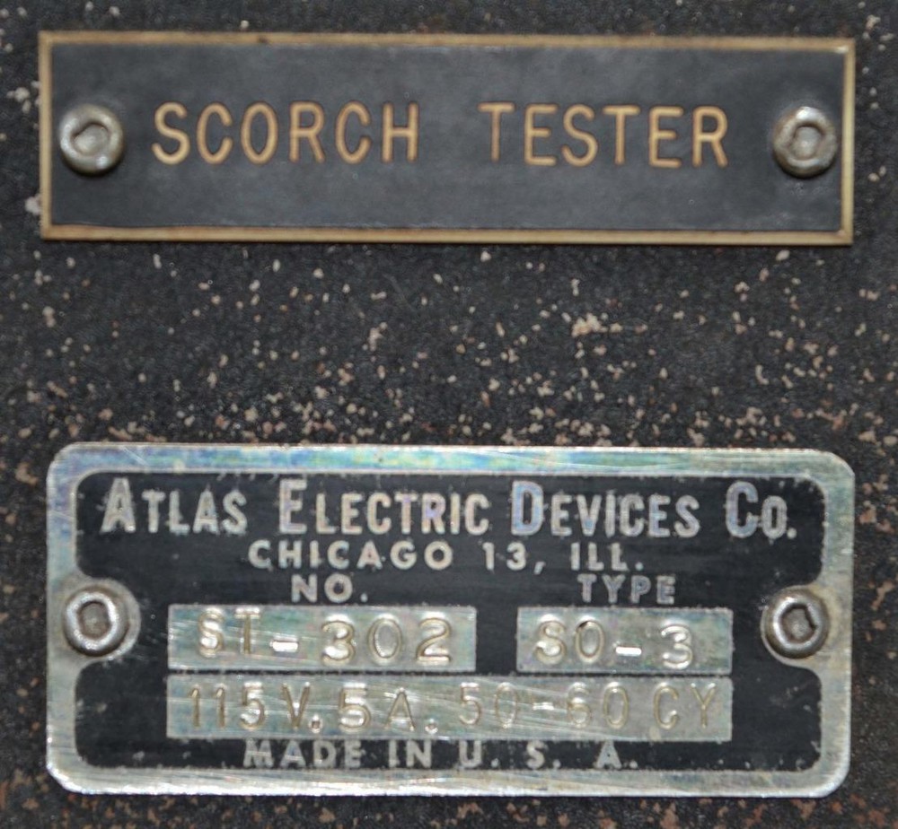 Atlas Scorch Tester ST-302 ++