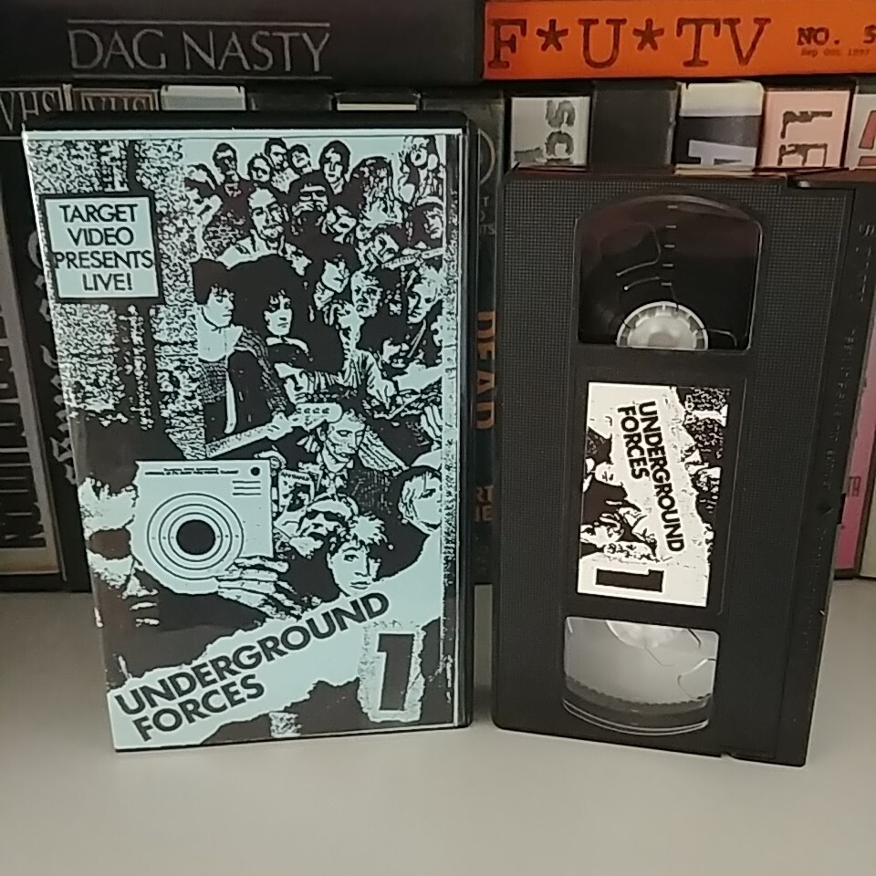 Target Video Underground Forces Vol. 1 VHS Punk Compilation Dead Kennedys Devo