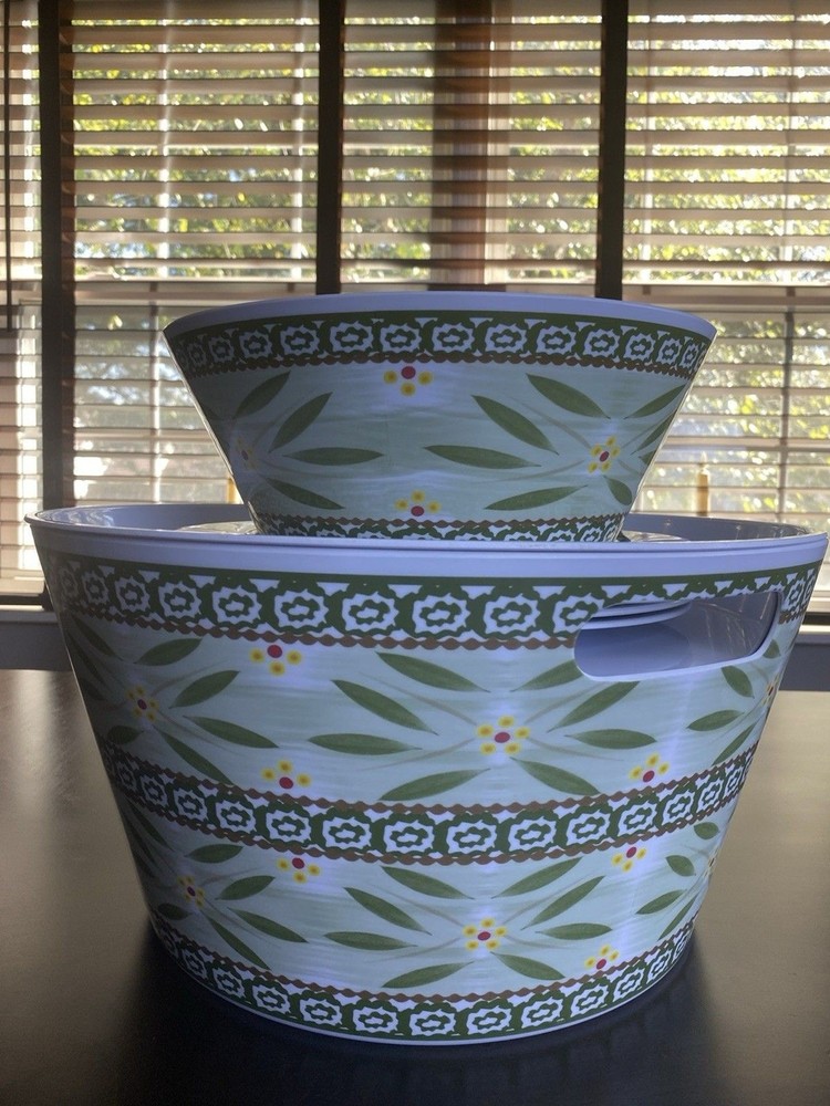 Temp-tations 13 Piece Melamine Entertaining Set Old World Complete Temptations