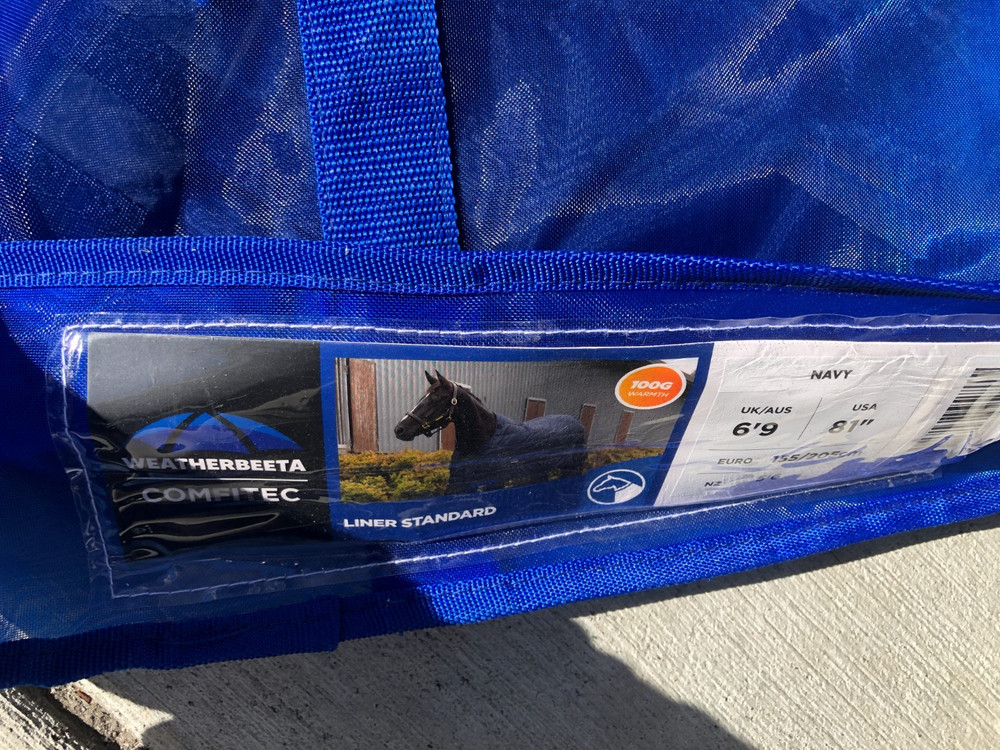 Weatherbeeta Comfitec Liner Medium/Light Weight Navy 100g