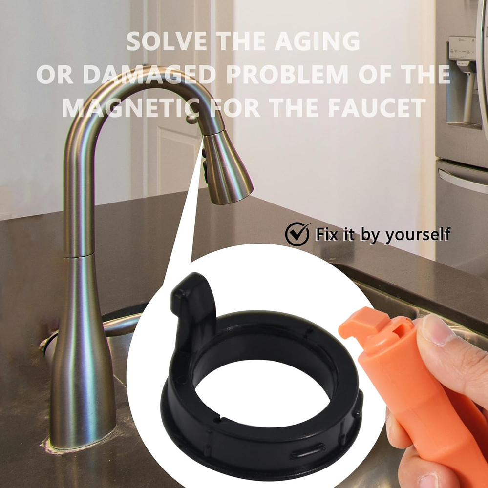 RP80977 Plumbing Magnet Replacement Compatible with Delta Kitchen black