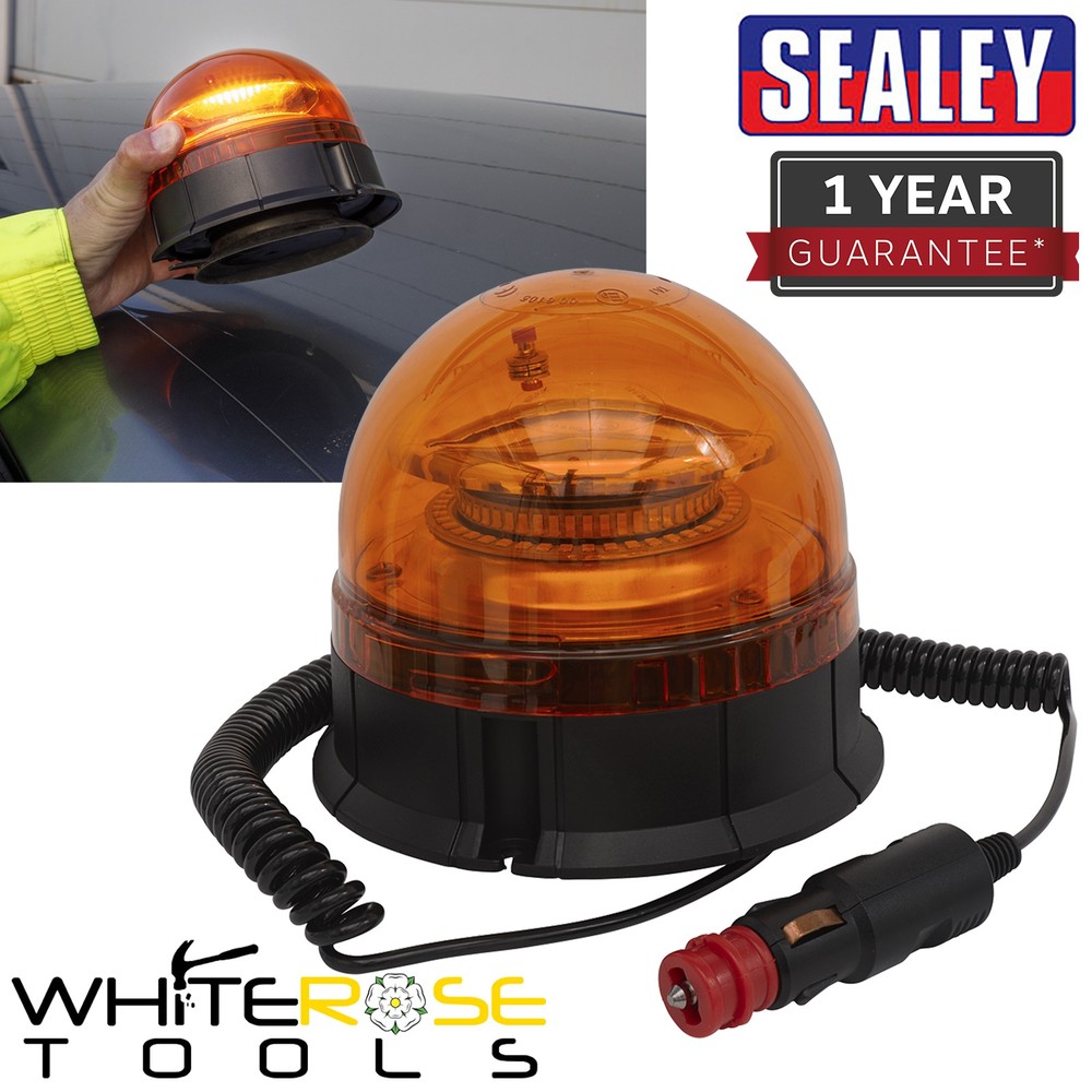 Sealey Warning Beacon 45 LED 12/24V Magnetic Base