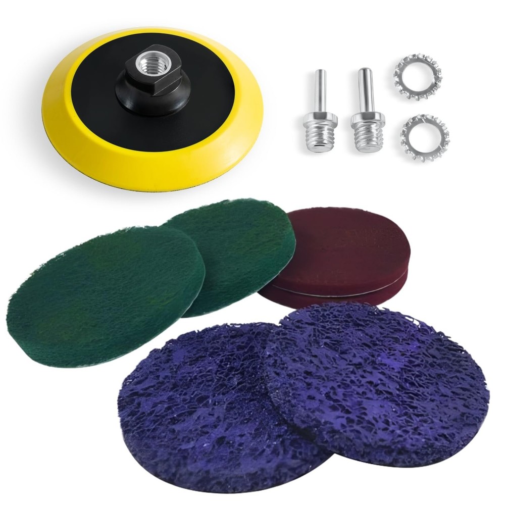 5-Inch Metal Stripping Surface Condition Kit for Angle Grinder