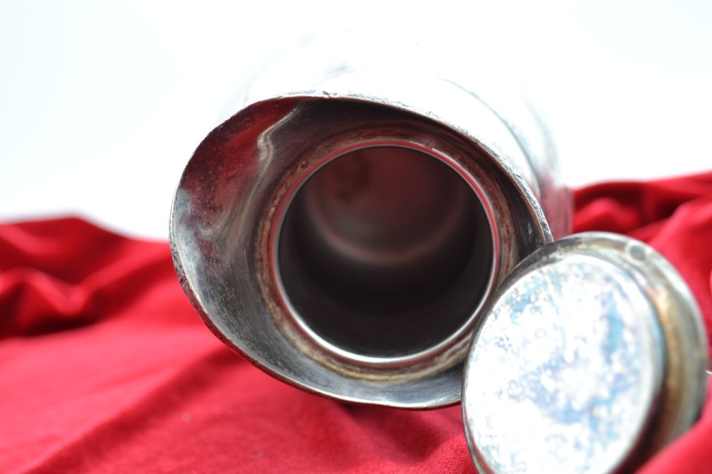 new weston hotel silver plated pitcher